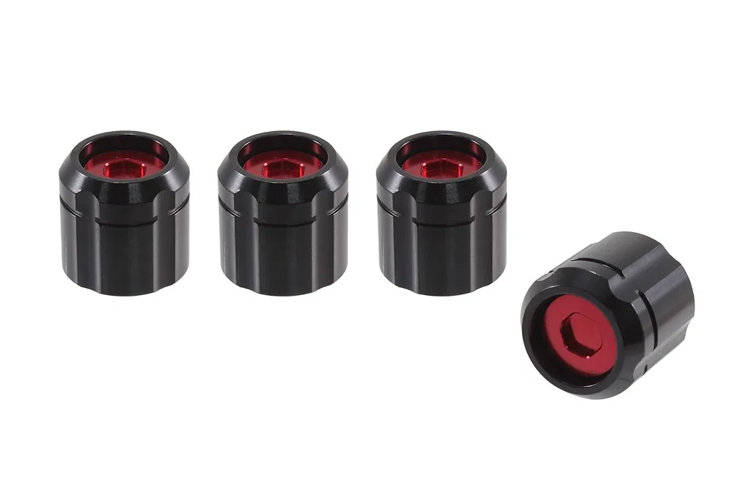 LGC012RD – TRUE SPIKE Lug Nut Cover, Anodized Red Billet Aluminum 20 Millimeter Width 19 Millimeter Length Set Of 4 U...